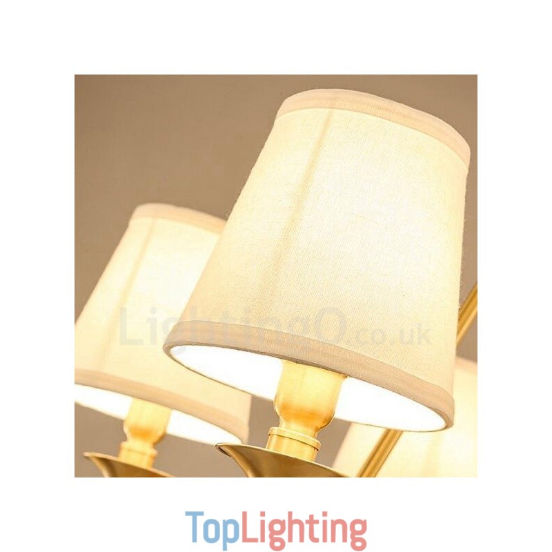 10 Light Rustic Lodge Integrated Metal Chandelier