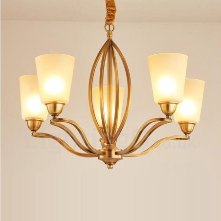 5 Light Rustic Lodge Integrated Metal Chandelier 5 Light Rustic Lodge Integrated Metal Chandelier