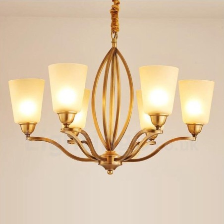 6 Light Rustic Lodge Integrated Metal Chandelier 6 Light Rustic Lodge Integrated Metal Chandelier