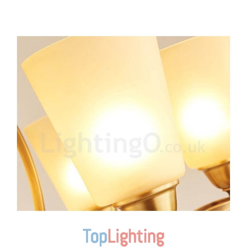 8 Light Rustic Lodge Integrated Metal Chandelier