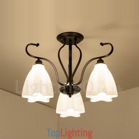 3 Light Rustic Lodge Integrated Chandelier 3 Light Rustic Lodge Integrated Chandelier