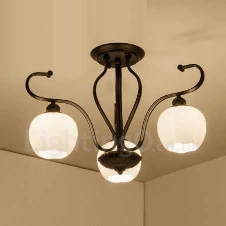 3 Light Rustic Lodge Integrated Chandelier 3 Light Rustic Lodge Integrated Chandelier