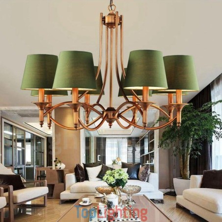 8 Light Rustic Lodge Integrated Metal Chandelier 8 Light Rustic Lodge Integrated Metal Chandelier