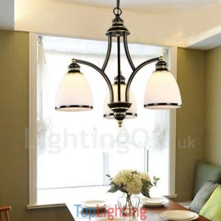 3 Light Rustic Lodge Integrated Metal Chandelier 3 Light Rustic Lodge Integrated Metal Chandelier