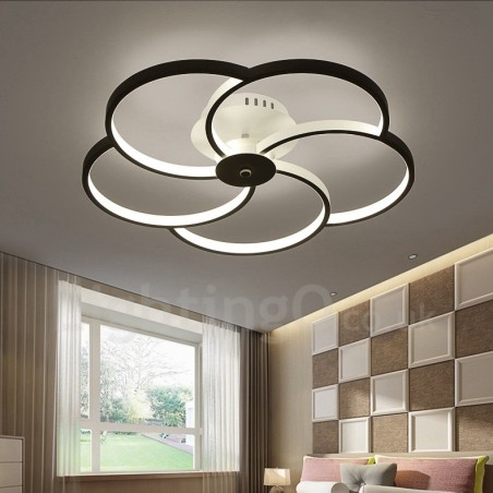 5 Light Modern Contemporary Integrated Metal Chandelier 5 Light Modern Contemporary Integrated Metal Chandelier