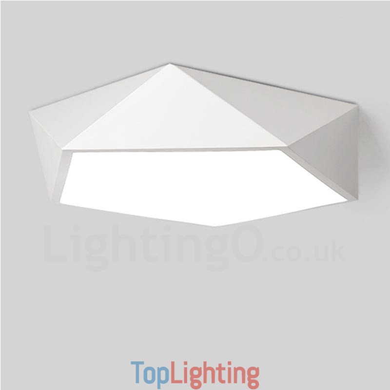 Modern Contemporary Integrated Integrated Metal Flush Mount Light