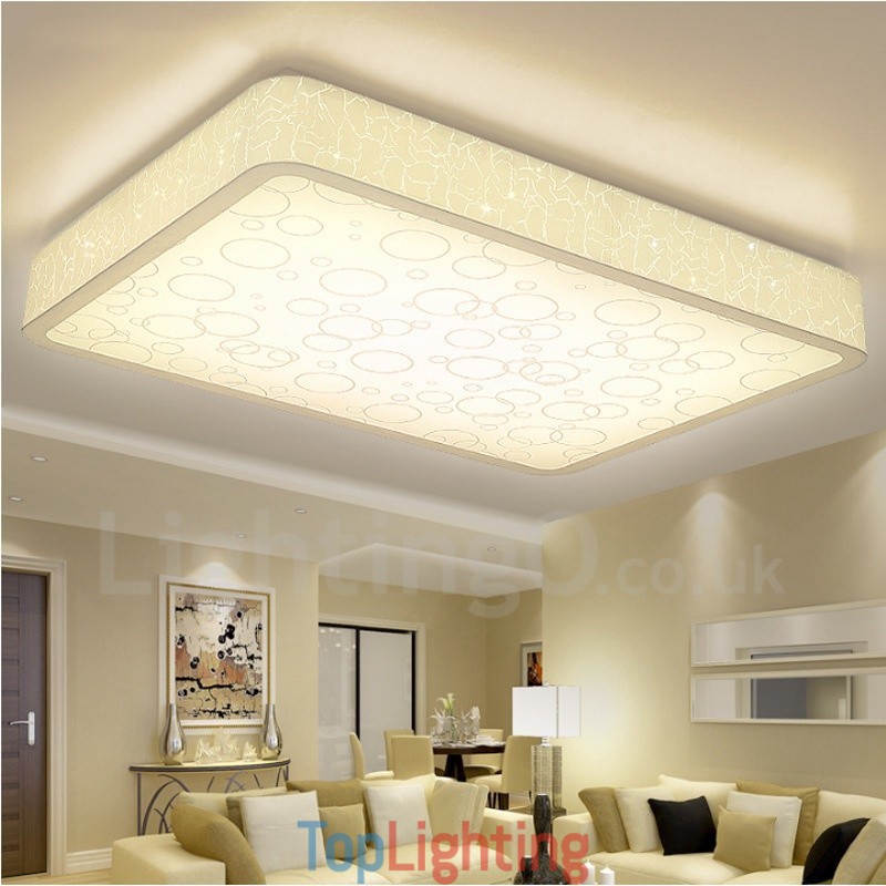 Modern Contemporary Integrated Metal Flush Mount Light