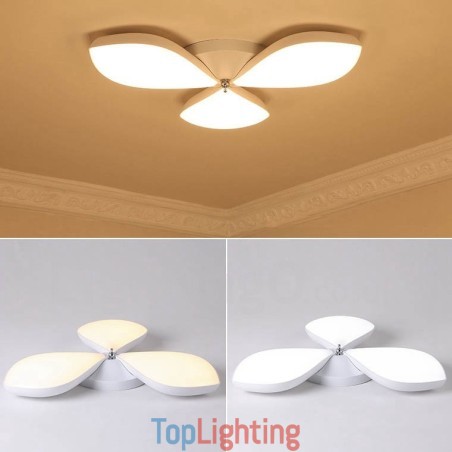 3 Light Modern Contemporary Integrated Metal Flush Mount Light 3 Light Modern Contemporary Integrated Metal Flush Mount Light