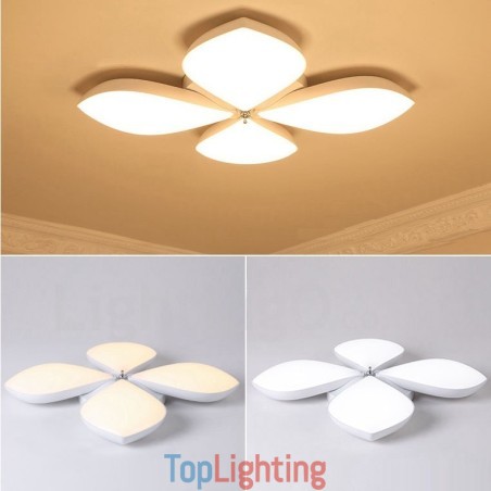 4 Light Modern Contemporary Integrated Metal Flush Mount Light 4 Light Modern Contemporary Integrated Metal Flush Mount Light