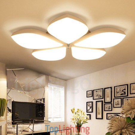5 Light Modern Contemporary Integrated Metal Flush Mount Light 5 Light Modern Contemporary Integrated Metal Flush Mount Light