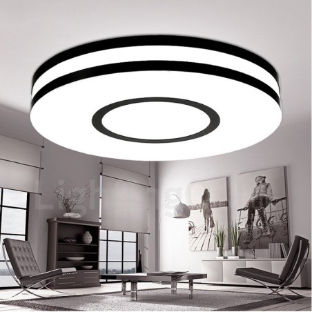 Modern Contemporary Integrated Metal Flush Mount Light Modern Contemporary Integrated Metal Flush Mount Light