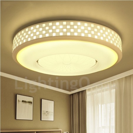 Modern Contemporary Integrated Metal Flush Mount Light Modern Contemporary Integrated Metal Flush Mount Light