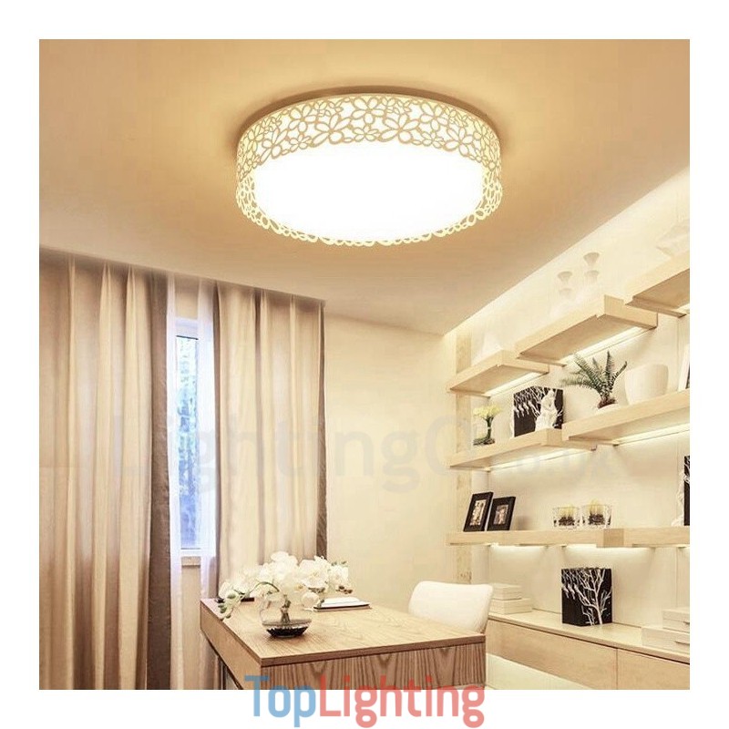 Modern Contemporary Integrated Metal Flush Mount Light