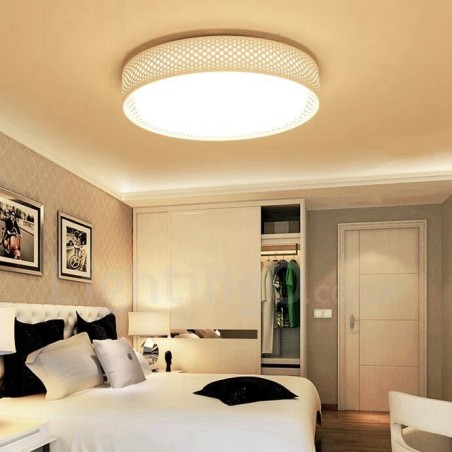 Modern Contemporary Integrated Metal Flush Mount Light Modern Contemporary Integrated Metal Flush Mount Light