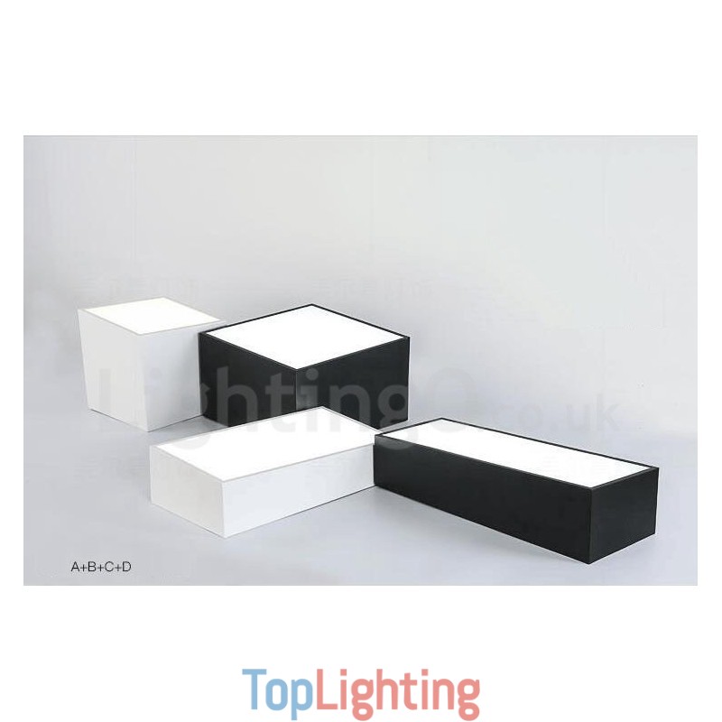 Modern Contemporary Integrated Metal Flush Mount Light