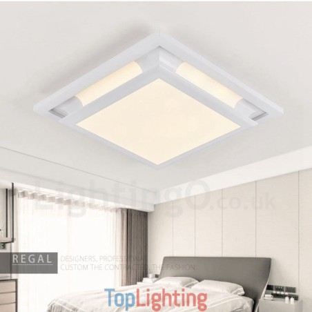 Modern Contemporary Integrated Metal Flush Mount Light Modern Contemporary Integrated Metal Flush Mount Light