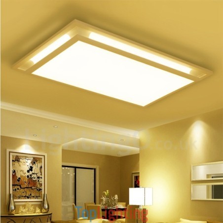 Modern Contemporary Integrated Metal Flush Mount Light Modern Contemporary Integrated Metal Flush Mount Light