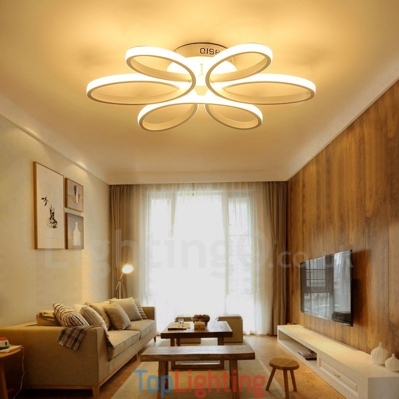 Modern Contemporary Integrated Flush Mount Light