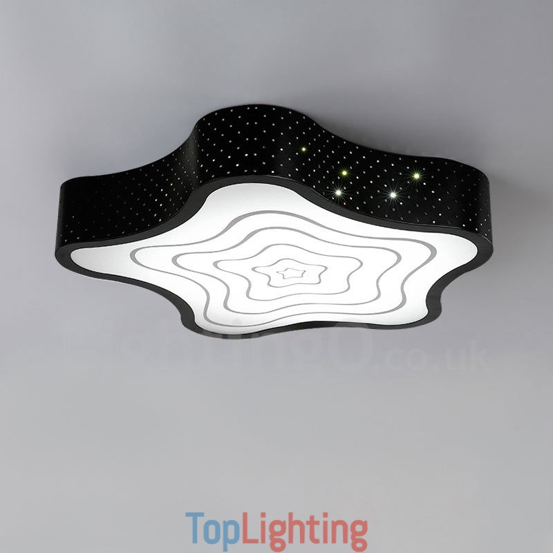 Modern Contemporary Integrated Metal Flush Mount Light