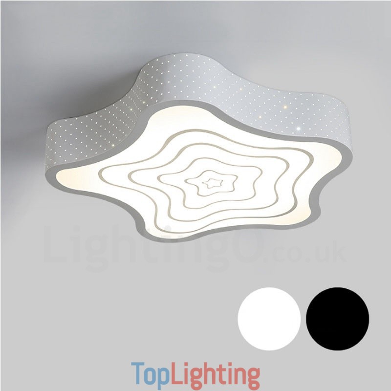 Modern Contemporary Integrated Metal Flush Mount Light