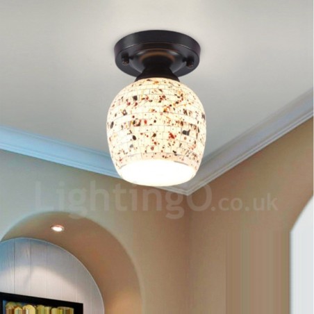 Mediterranean Style Integrated Flush Mount Light Mediterranean Style Integrated Flush Mount Light