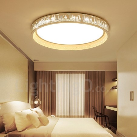 Modern Contemporary Integrated Metal Flush Mount Light Modern Contemporary Integrated Metal Flush Mount Light