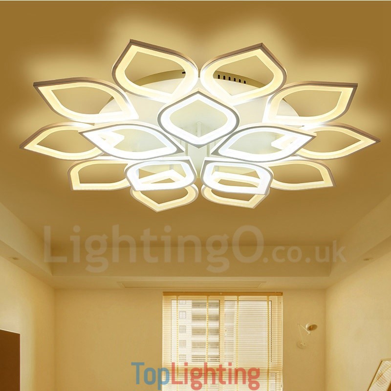 15 Light Modern Contemporary Integrated Flush Mount Light
