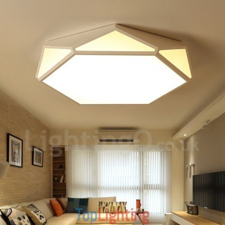 Modern Contemporary Integrated Metal Flush Mount Light Modern Contemporary Integrated Metal Flush Mount Light