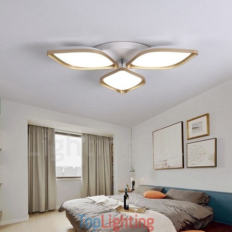 3 Light Modern Contemporary Integrated Metal Flush Mount Light 3 Light Modern Contemporary Integrated Metal Flush Mount Light