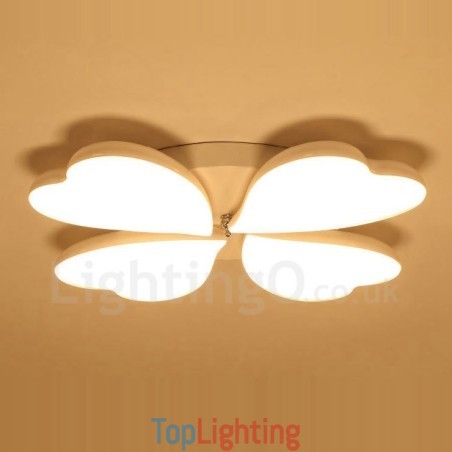 4 Light Modern Contemporary Integrated Metal Flush Mount Light 4 Light Modern Contemporary Integrated Metal Flush Mount Light