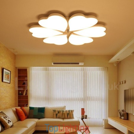 6 Light Modern Contemporary Integrated Metal Flush Mount Light 6 Light Modern Contemporary Integrated Metal Flush Mount Light