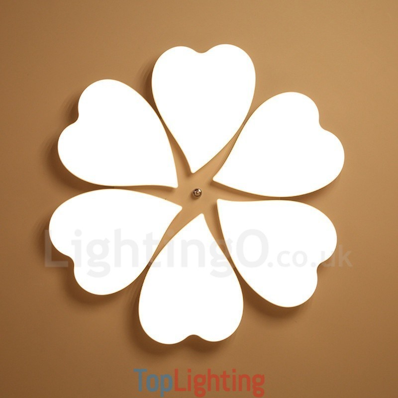6 Light Modern Contemporary Integrated Metal Flush Mount Light
