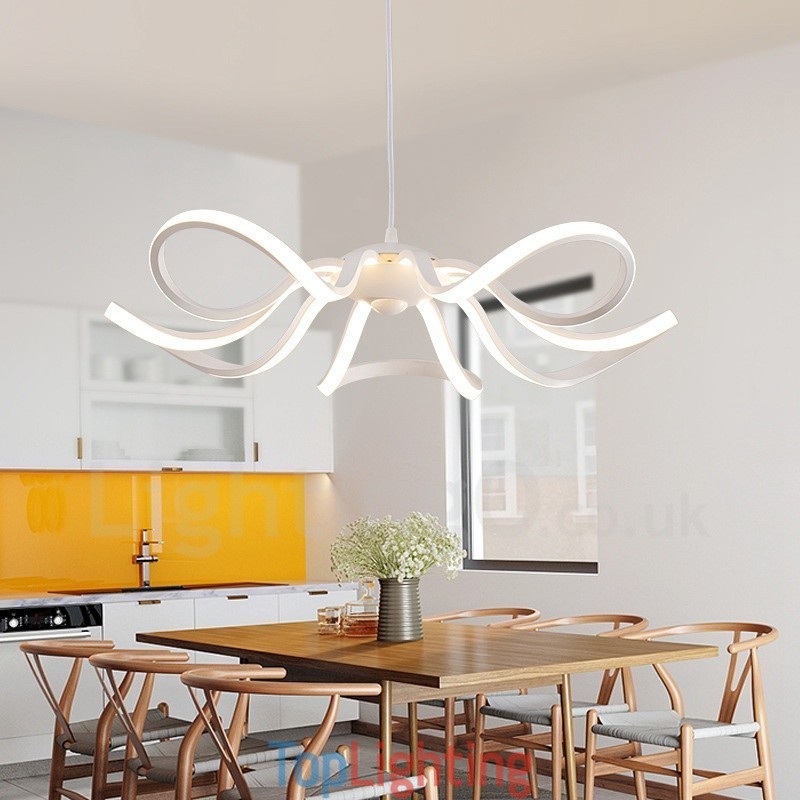 Modern Contemporary Integrated Metal Flush Mount Light