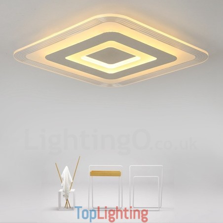 Modern Contemporary Integrated Metal Flush Mount Light Modern Contemporary Integrated Metal Flush Mount Light