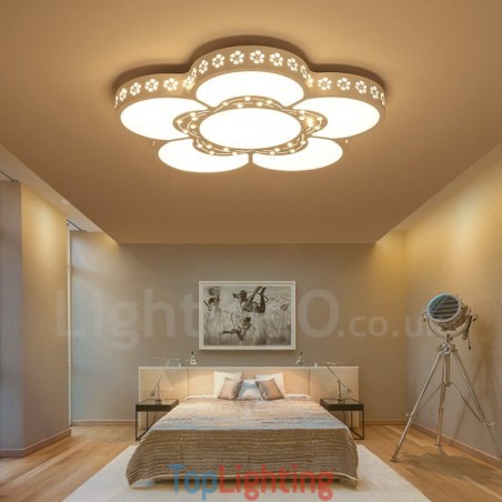 Modern Contemporary Integrated Metal Flush Mount Light Modern Contemporary Integrated Metal Flush Mount Light