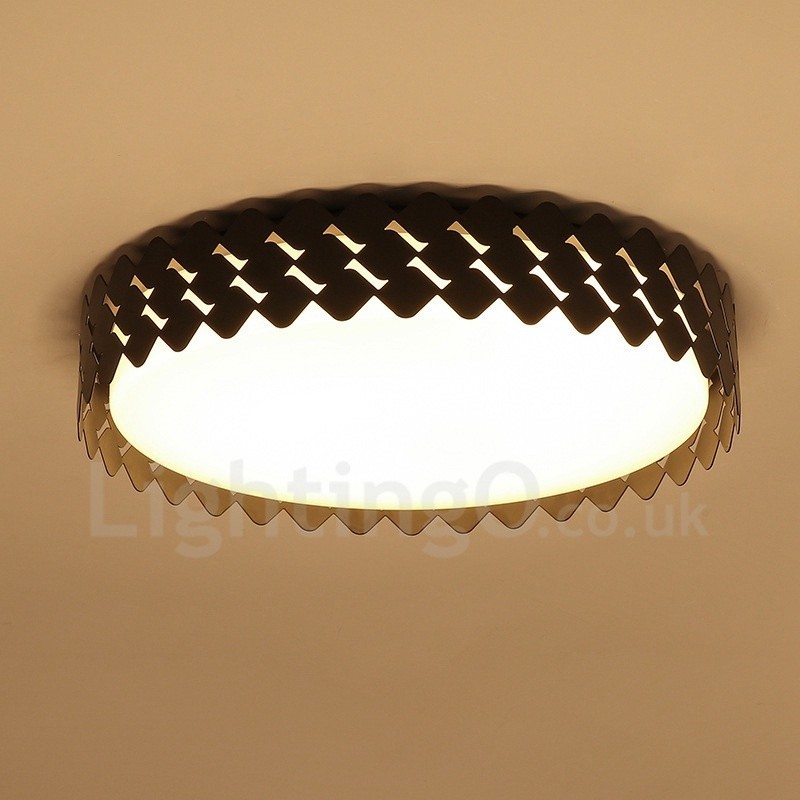 Modern Contemporary Integrated Metal Flush Mount Light