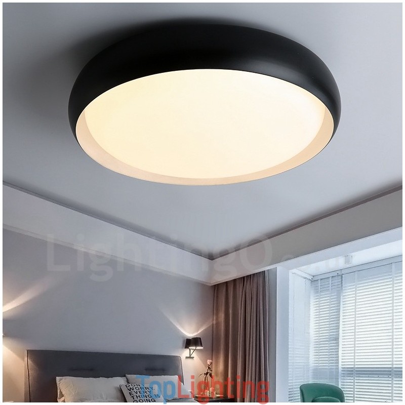 Modern Contemporary Integrated Metal Flush Mount Light