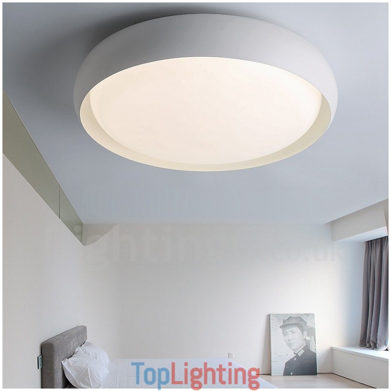 Modern Contemporary Integrated Metal Flush Mount Light