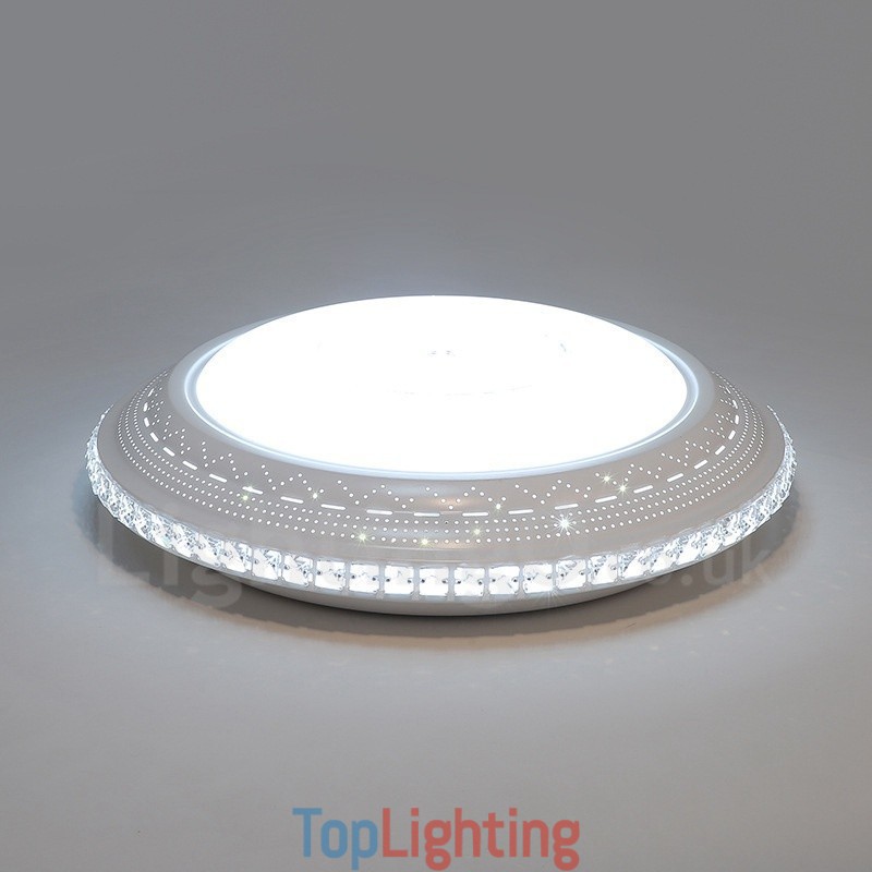 Modern Contemporary Integrated Metal Flush Mount Light
