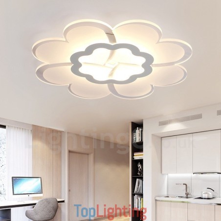 Modern Contemporary Integrated Metal Flush Mount Light Modern Contemporary Integrated Metal Flush Mount Light