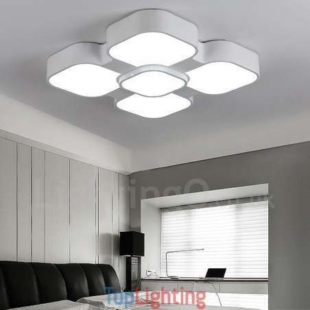 Modern Contemporary Integrated Metal Flush Mount Light Modern Contemporary Integrated Metal Flush Mount Light