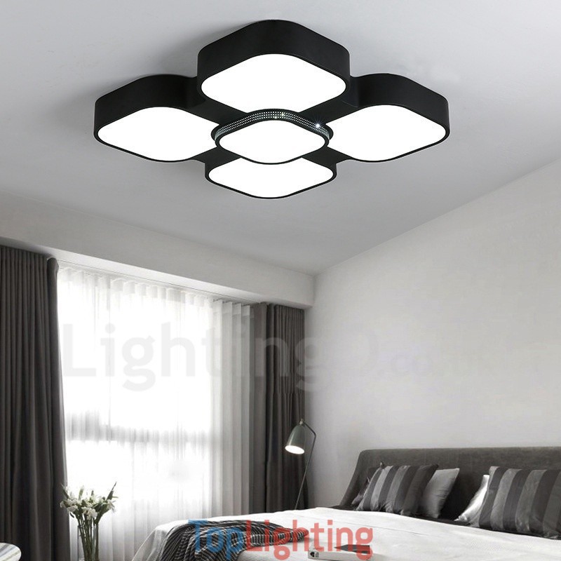 Modern Contemporary Integrated Metal Flush Mount Light