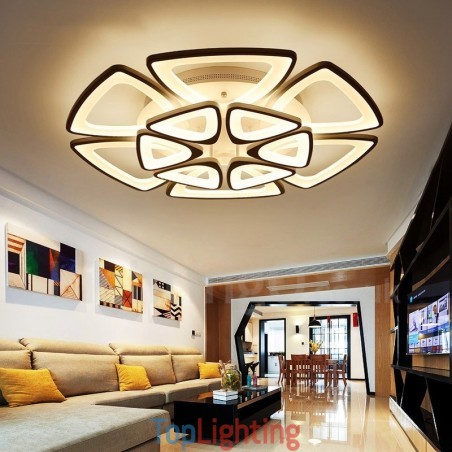 12 Light Modern Contemporary Integrated Flush Mount Light 12 Light Modern Contemporary Integrated Flush Mount Light