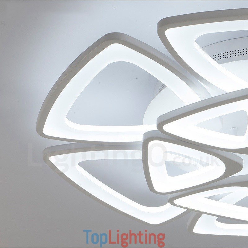 12 Light Modern Contemporary Integrated Flush Mount Light