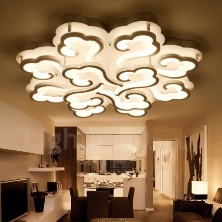 12 Light Modern Contemporary Integrated 1Flush Mount Light 12 Light Modern Contemporary Integrated 1Flush Mount Light