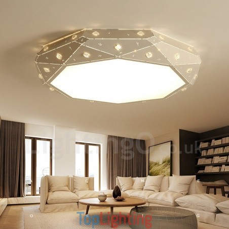 Modern Contemporary Integrated Metal Flush Mount Light Modern Contemporary Integrated Metal Flush Mount Light