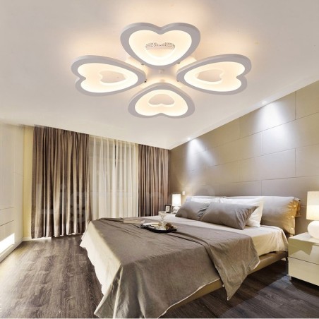4 Light Modern Contemporary Integrated Flush Mount Light 4 Light Modern Contemporary Integrated Flush Mount Light