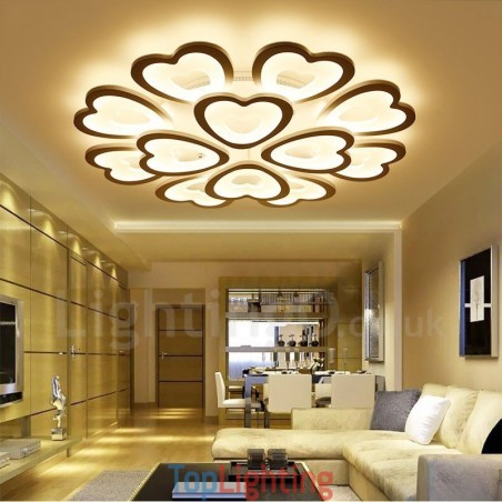 12 Light Modern Contemporary Integrated Flush Mount Light 12 Light Modern Contemporary Integrated Flush Mount Light