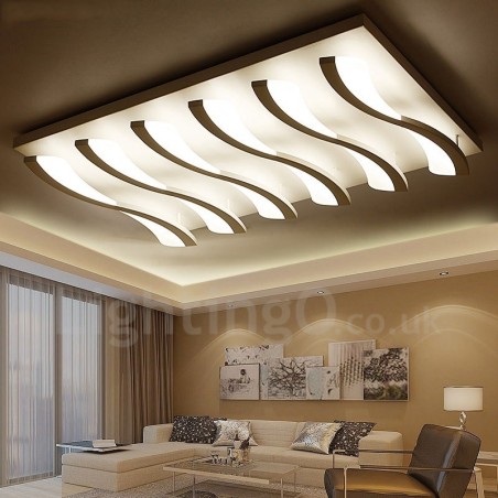 6 Light Modern Contemporary Integrated Flush Mount Light 6 Light Modern Contemporary Integrated Flush Mount Light
