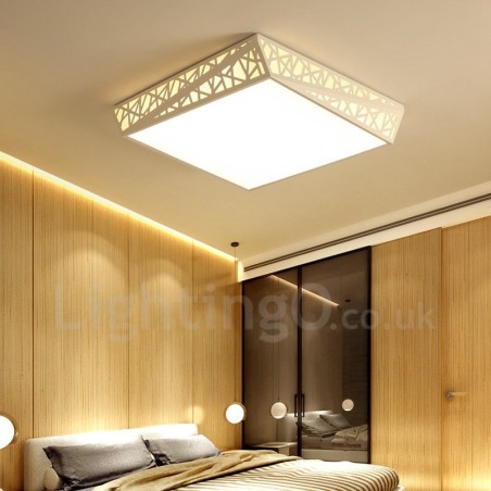 Modern Contemporary Integrated Metal Flush Mount Light Modern Contemporary Integrated Metal Flush Mount Light